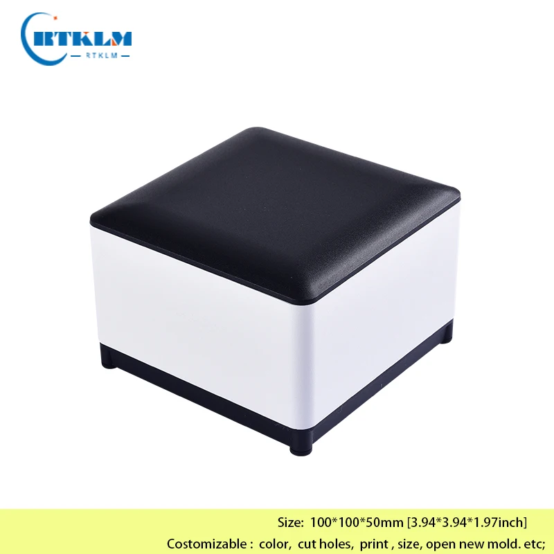 

Aluminum enclosure Small electronic housing distribution box diy junction box wall mount desktop box 100*100*50mm