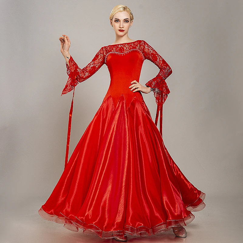 Стандартное танцевальное платье для бальных танцев танцевальные костюмы вальса