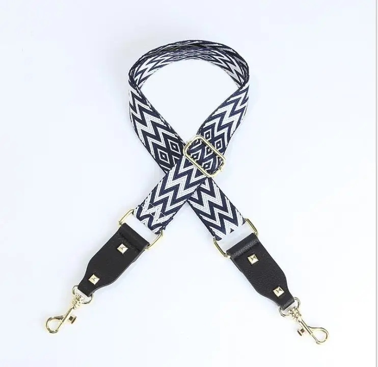 

Geometric Colorful Bag Straps Adjustable Handbag Belt Shoulder Messenger Bag Wide Strap Replacement accessories for bags parts