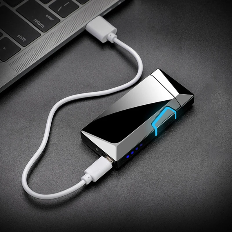 Дуговая Зажигалка двойной крест электрические с USB перезаряжаемая ветрозащитная Зажигалка без пламени для свечи пожарной сигареты открытый в помещении 30 шт