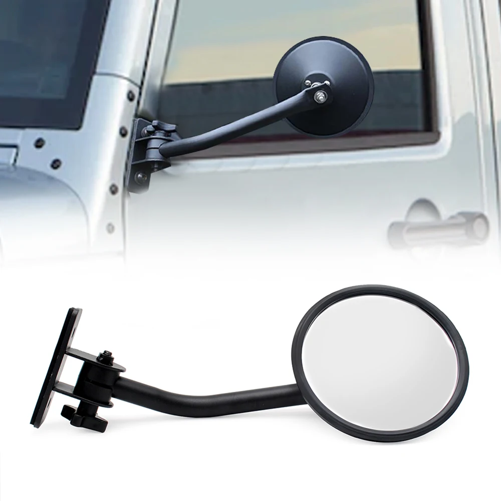 Текстурированное черное зеркало для внедорожника круглые зеркала быстросъемное