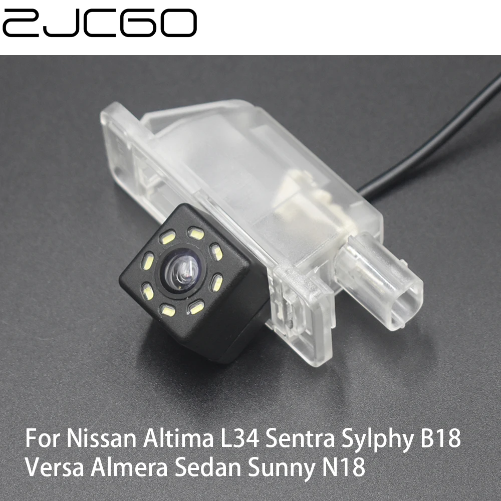 Камера заднего вида ZJCGO для Nissan Altima L34 Sentra Sylphy B18 Versa Almera Sedan Sunny N18|Камеры авто| |