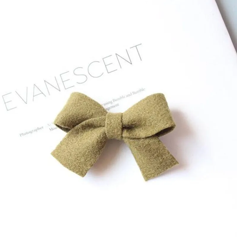 8 шт. бархатные заколки для волос с бантом девочек милые модные женские корейские