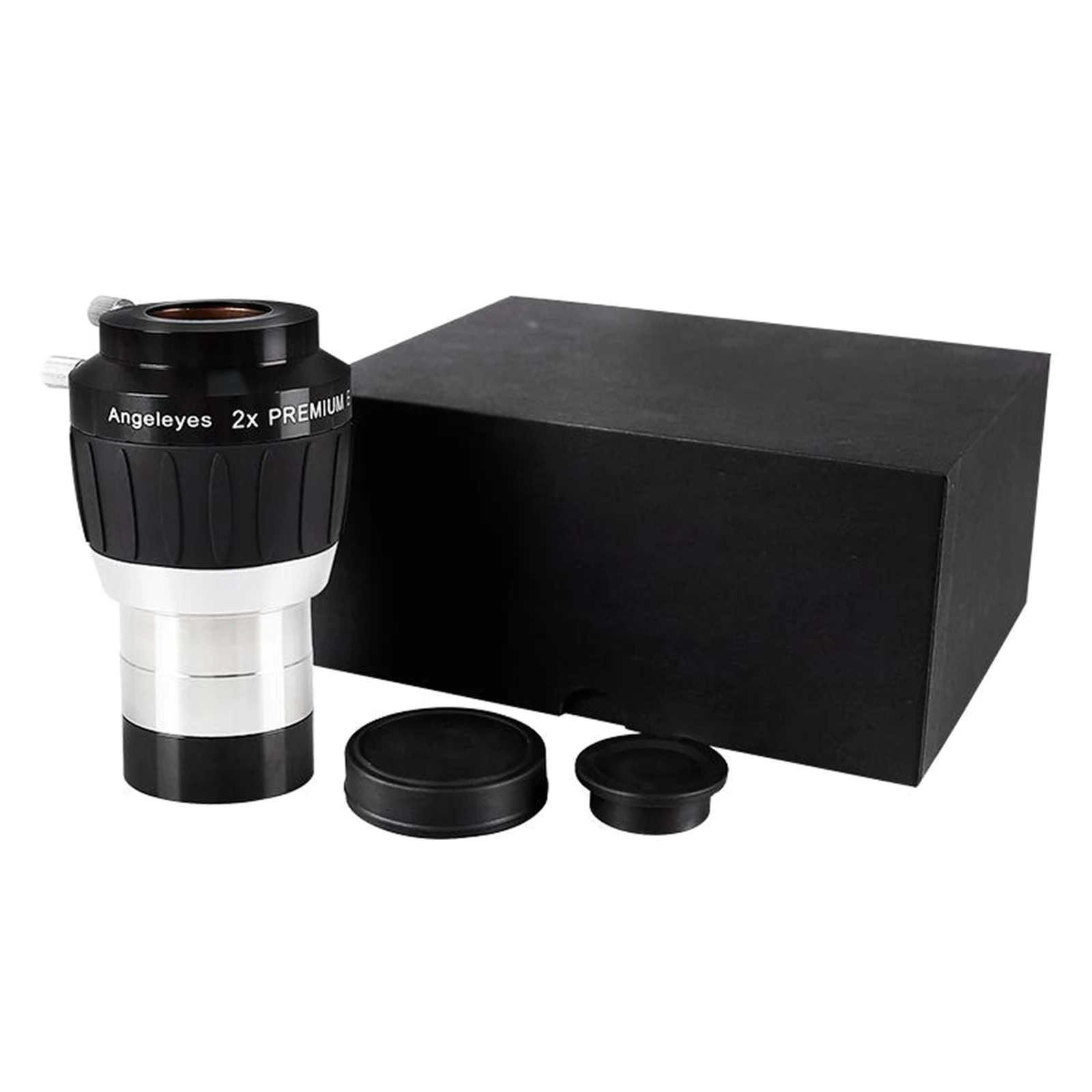 

Multi-Coated Metal 2" 2X Barlow Lens Quality Made Doubles Magnification