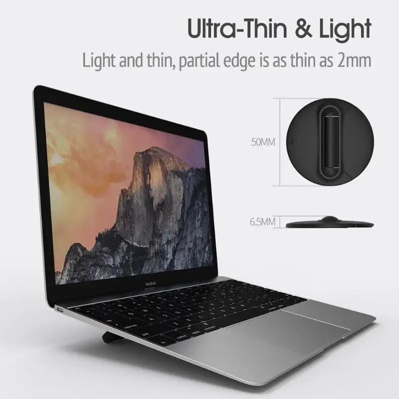 Подставки для ноутбуков 2 шт. портативные охлаждающие мини-подставки из