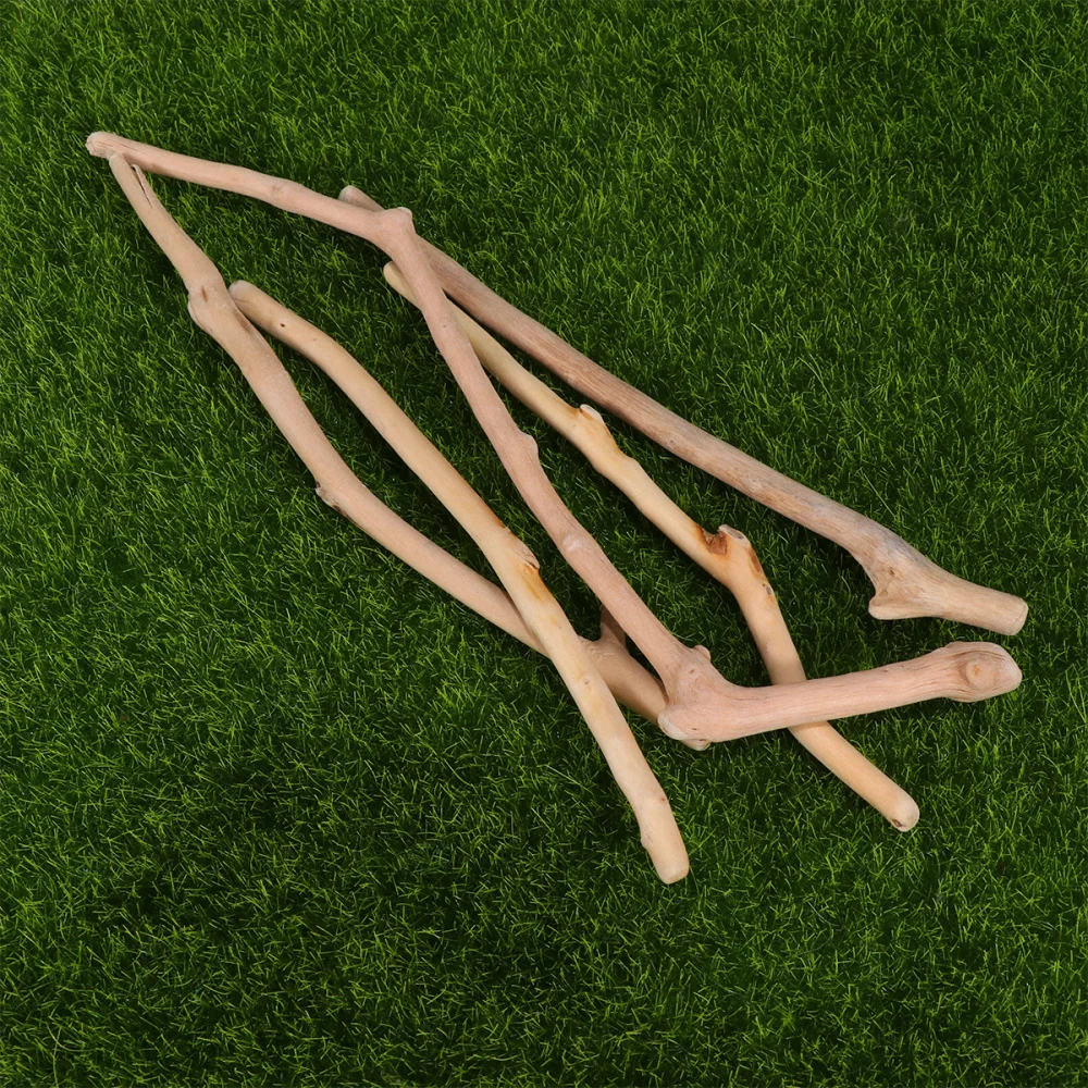 

1 Set of Short Natural Driftwood Decoration Fish Tank Ornament Aquariums Driftwood Adornment for Fish Tank Water