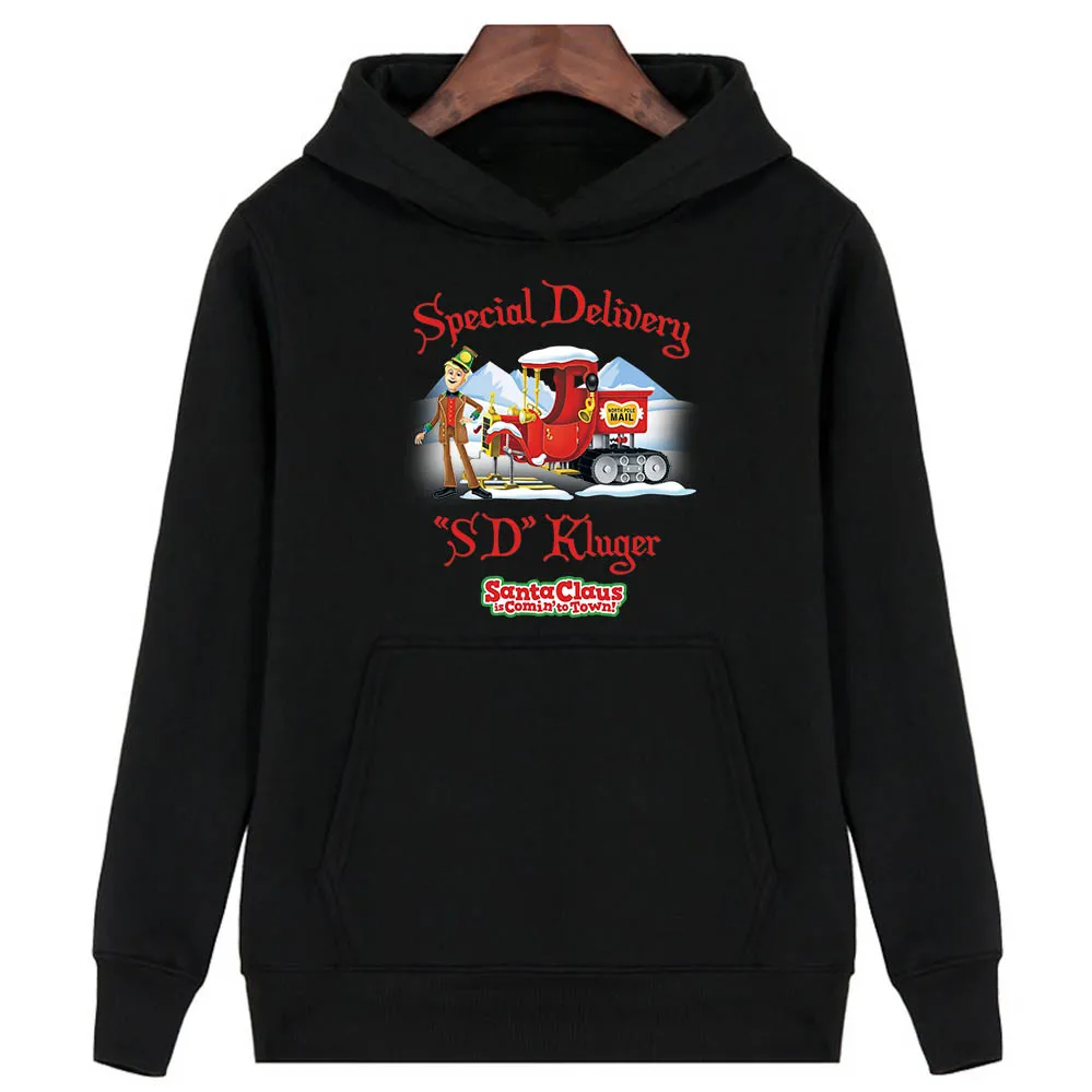 Рождество специальная доставка Kluger Забавный подарок к празднику флисовая куртка
