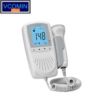 vcomin fetal doppler hand hold pocket portable sound baby heart pregnancy ultrasound fetus doppler detector machine monitor hire
