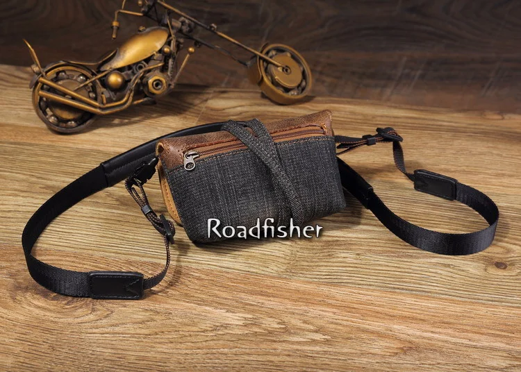 Roadfisher натуральная кожа Брезентовая сумка для камеры вставка чехол для хранения чехол ремень для Canon G7X RX100 M2 M3 M4 M5 Nikon sony Leica Fuji