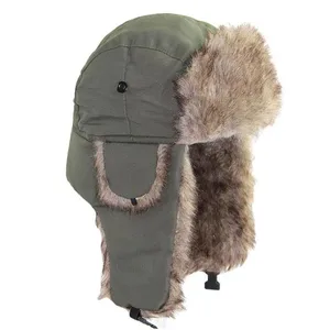 Imported Mens Women Unisex Warm Trapper Aviator Trooper Earflap Winter Flaps Ski Hat Hats New Unisex Trapper 