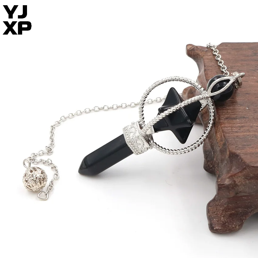 YJXP Small Merkaba Dowsing подвеска-маятник карандаш рандаш натуральный камень духовное