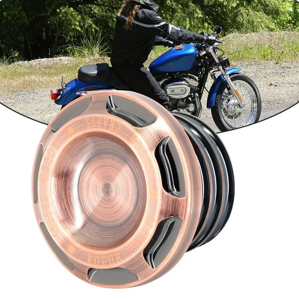 

MP12-001-0011 Gas Tank Cap- Fit Well Anti-corrosive Copper Color Motorcycle Fuel Tank Cap- for XL1200 XL883 X48 V72