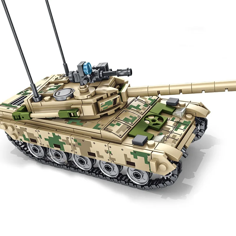 Sembo модель военного танка Panzer строительные блоки WW2 армейский грузовик солдаты