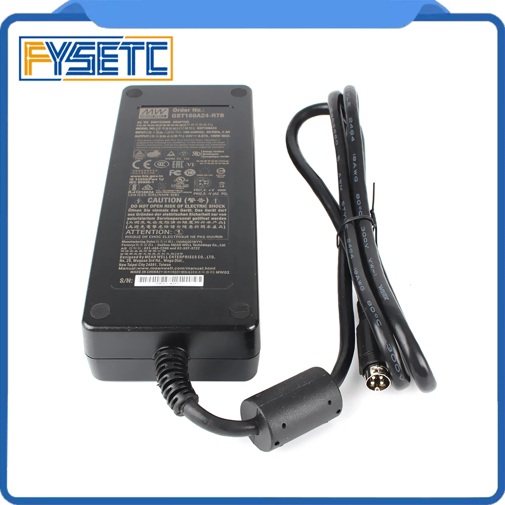 prusa mini power supply kit with cord 160w meanswell psu 3d printer parts free global shipping