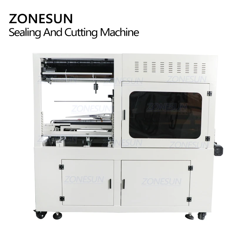 ZONESUN ZS450 L-образная машина для запечатывания и резки автоматическая упаковочная