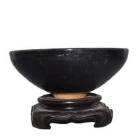 decoration of jiazhou kilns wooden leaf cup tianmu glaze leaf bowl in song dynasty
