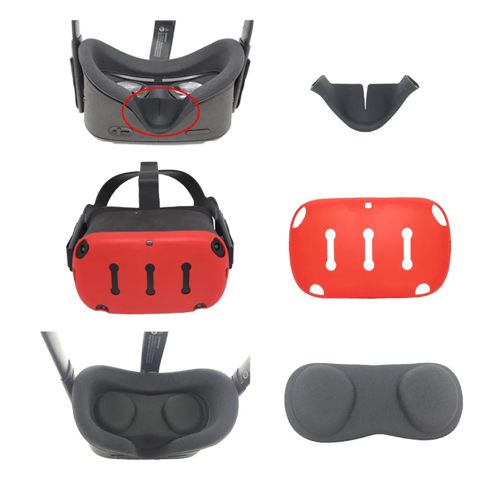 Защитная носовая накладка 3 в 1 защитная крышка объектива и шлема для Oculus Quest