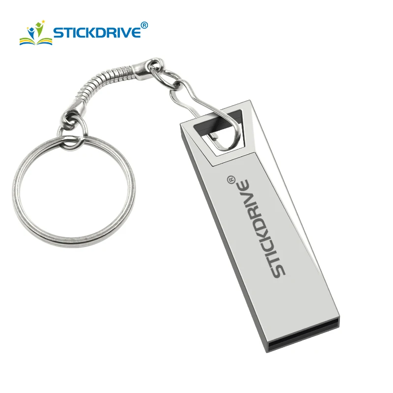 Silver Высокое качество USB флэш-накопитель 4 ГБ 8 ГБ 16 ГБ флеш-накопитель 32 Гб 64 Гб 128 Гб водонепроницаемый usb 2,0 карта памяти Флешка - Цвет: Silver
