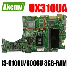 UX310UA REV2.0 I3-6100U/6006U CPU 8GB RAM motherboard Mainboard Para ASUS UX310U UX310UV UX310UQ UX310UA Laptop motherboard