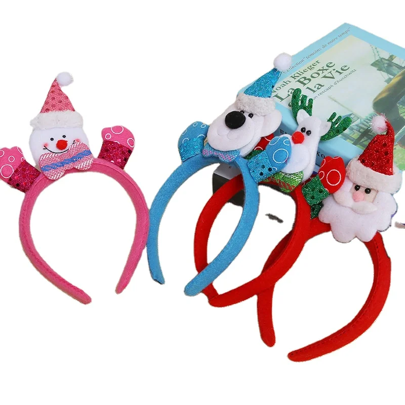 Рождественские украшения Рождественская светящаяся повязка на