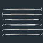 Стоматологический полировщик из нержавеющей стали с двойными концами, стоматологический композиционный инструмент для наполнения, Амальгама, шпатель, полировщик, инструмент для стоматолога