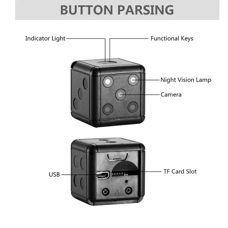 

Video Recorder HD Mini Camera Action Small Surveillance Cameras Shooting Security Micro Camera SQ16 1080P Security Protection