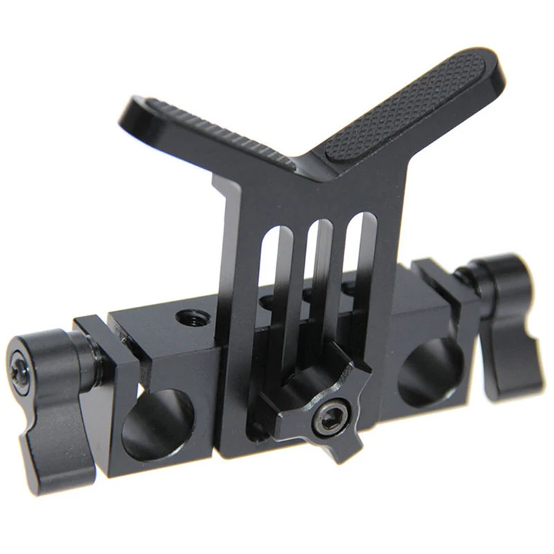 

Lens Support 15mm Rod Clamp Rail Block for DSLR Rig Rod Support Rail System C1108 Camera Photography Accessories