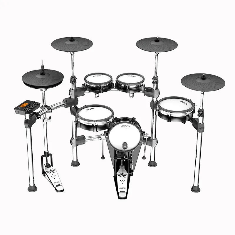 Аромат складной набор электронных ударных стенд ударные встроенный метроном 28