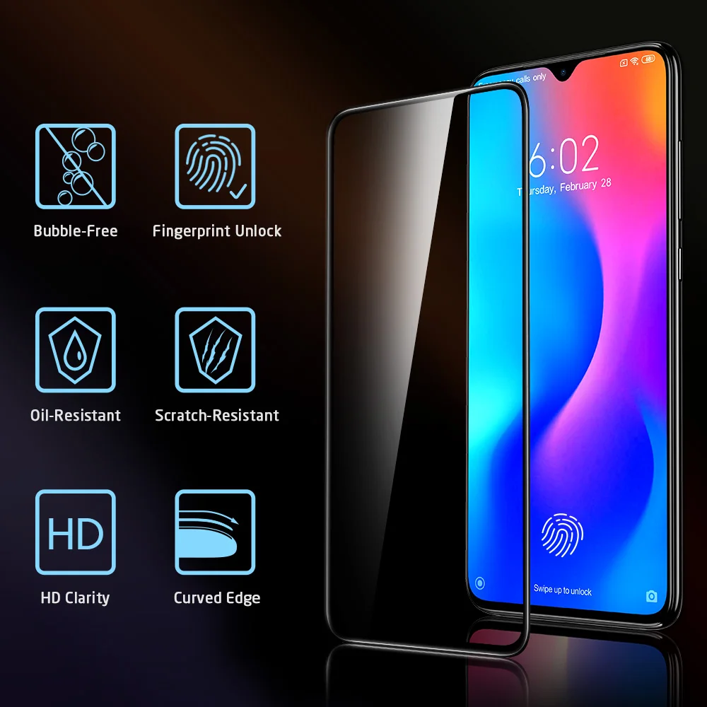 Закаленное стекло ESR для Xiaomi Mi 9 Redmi note pro 9pro K30 полное покрытие | Мобильные телефоны