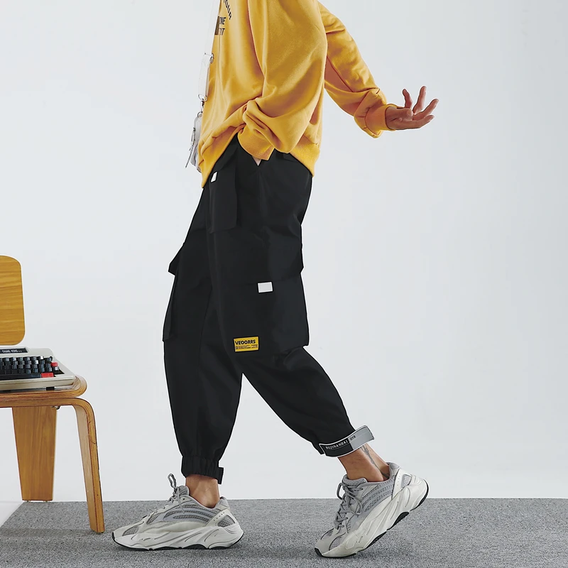 RLJT. JIN High street joggers модные широкие брюки hombre мужские карго с несколькими карманами