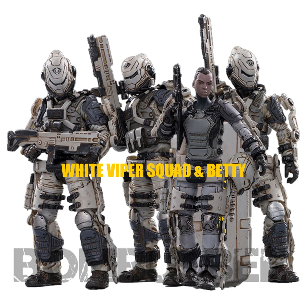 【IN stock】 игрушка фигурка JoyToy Source 1/18 War Stars Free Truism 22nd Legion White Viper Squad & Betty набор из 4