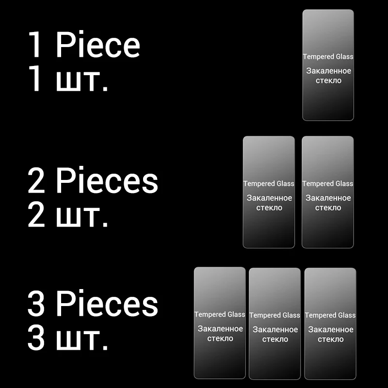Tempered Glass For Doogee S58 S59 S40 S59 S60Lite S35 S95 S88 Pro Y9 Plus N10 N20 X90 X90L Screen Protector Doogee X95 Pro