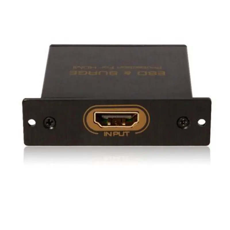 2020 Durable Black HDMI Surge Protector Protection Against ESD Power with Wire Accessories |