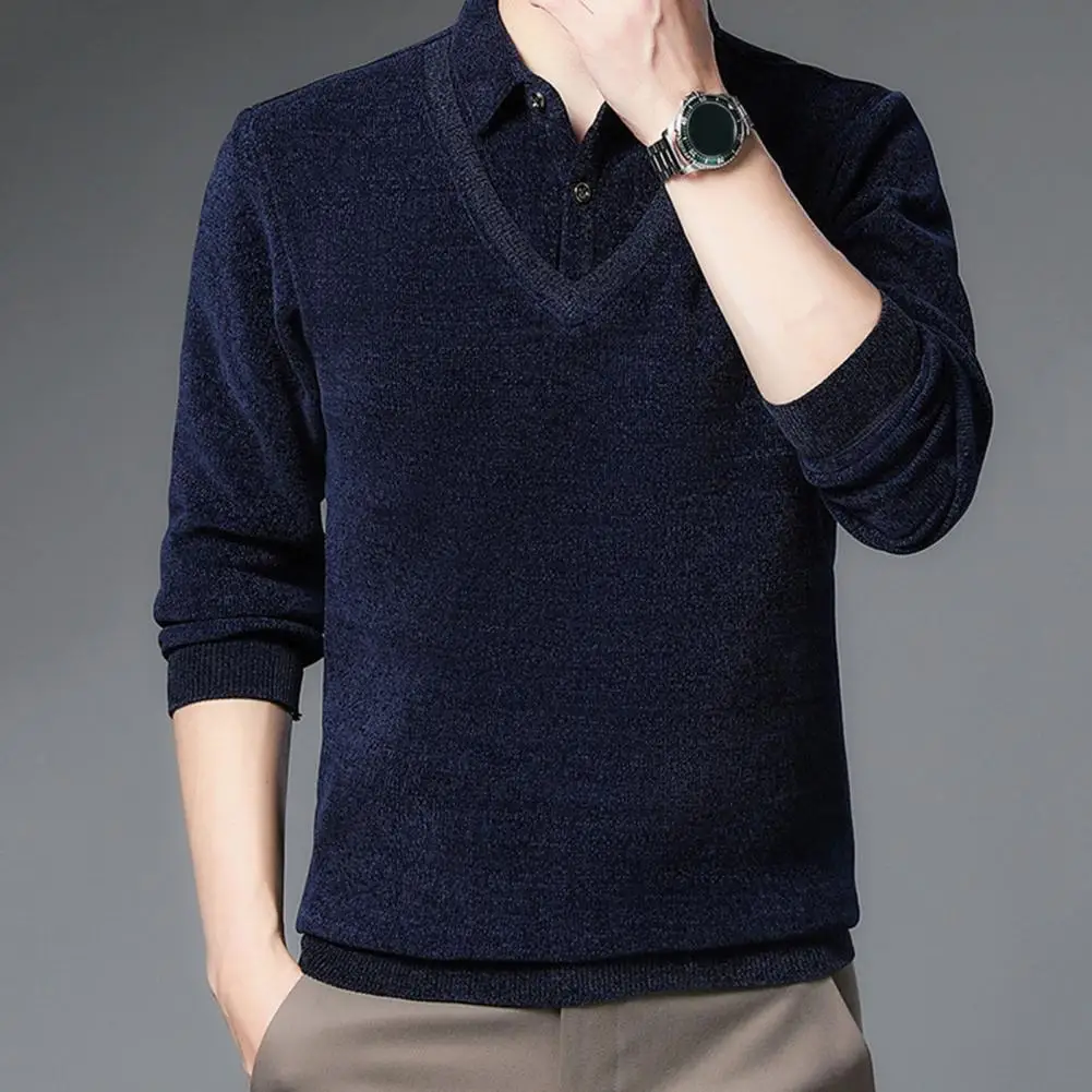 

Fabulous Elastic Cuff Spring Shirt Autumn Sweater All Match Handsome
