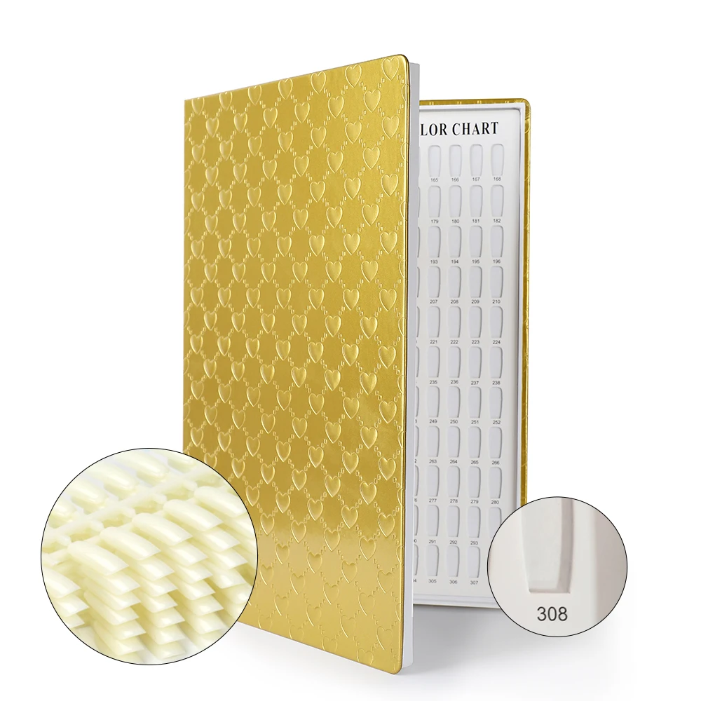 Дисплей для ногтей с подставкой книга советами дизайна 80/120/160/216/240/308 гель-лаков