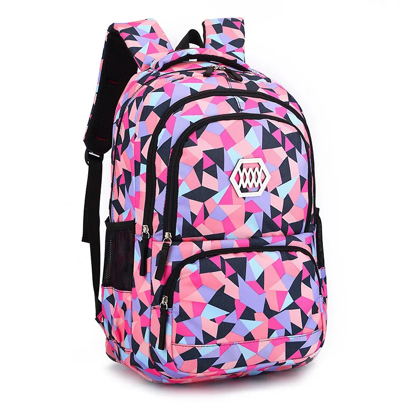 Модная школьная сумка для девочек, водонепроницаемый легкий рюкзак для девочек, сумки, детский рюкзак с принтом