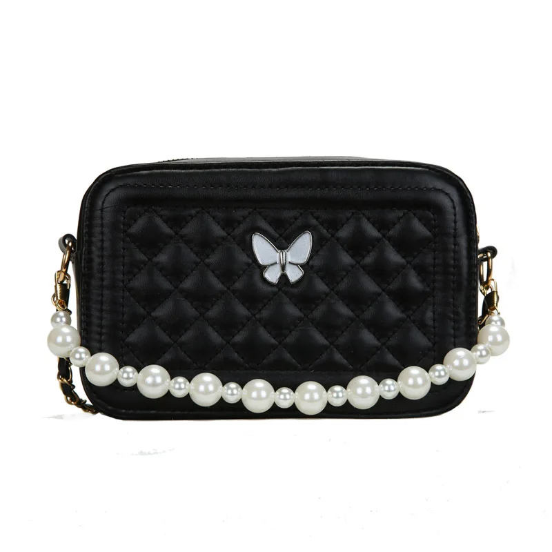 

Women's Bag Fashion Chain Diamond Pattern Embroidery Thread Messenger Shoulder Bag Crossbody Small Square Bags For Women