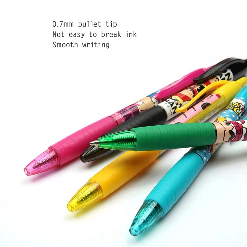 5 шт./компл. Япония планирования 0 7mm курэен Син-тян гелевая ручка Симпатичные