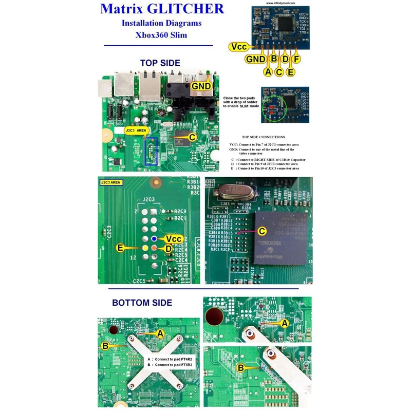 

Matrix Glitcher V3 Corona 48MHZ Crystals IC Chip Repair for 360 Gaming Console Motherboard