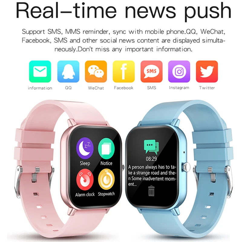 Смарт часы унисекс 1 54 дюйма Bluetooth пульсометр|Смарт-часы| |