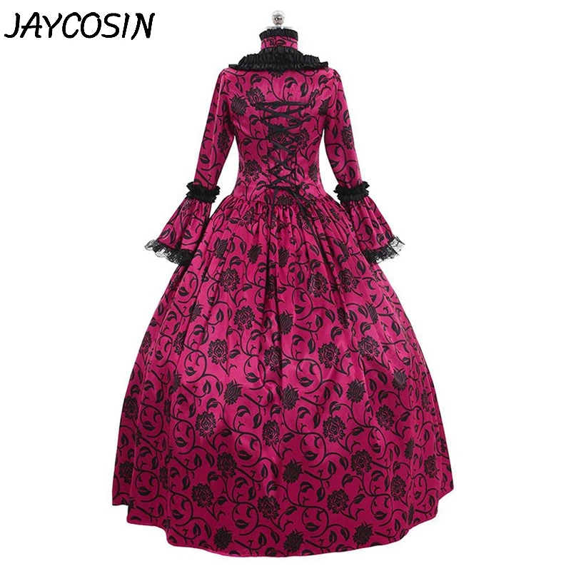 JAYCOSIN женское платье средневековая готика Ретро с длинным рукавом квадратный