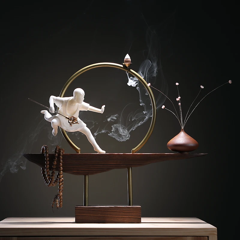 Конусы для благовоний Backflow водопад горелка Лотос пруд лунный свет керамический