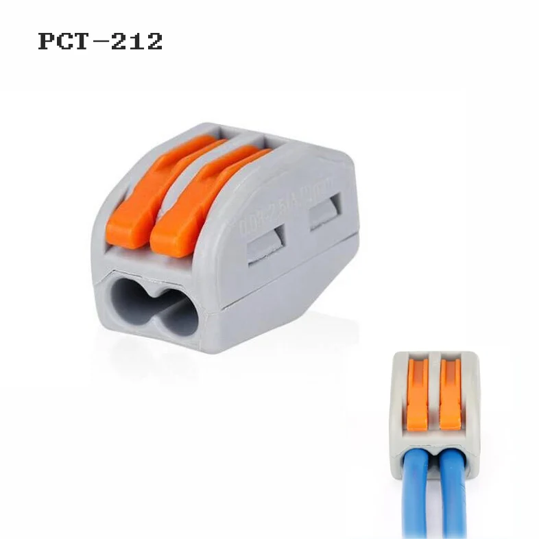 10 шт. универсальный компактный проводной соединитель 2 контактный клеммный блок