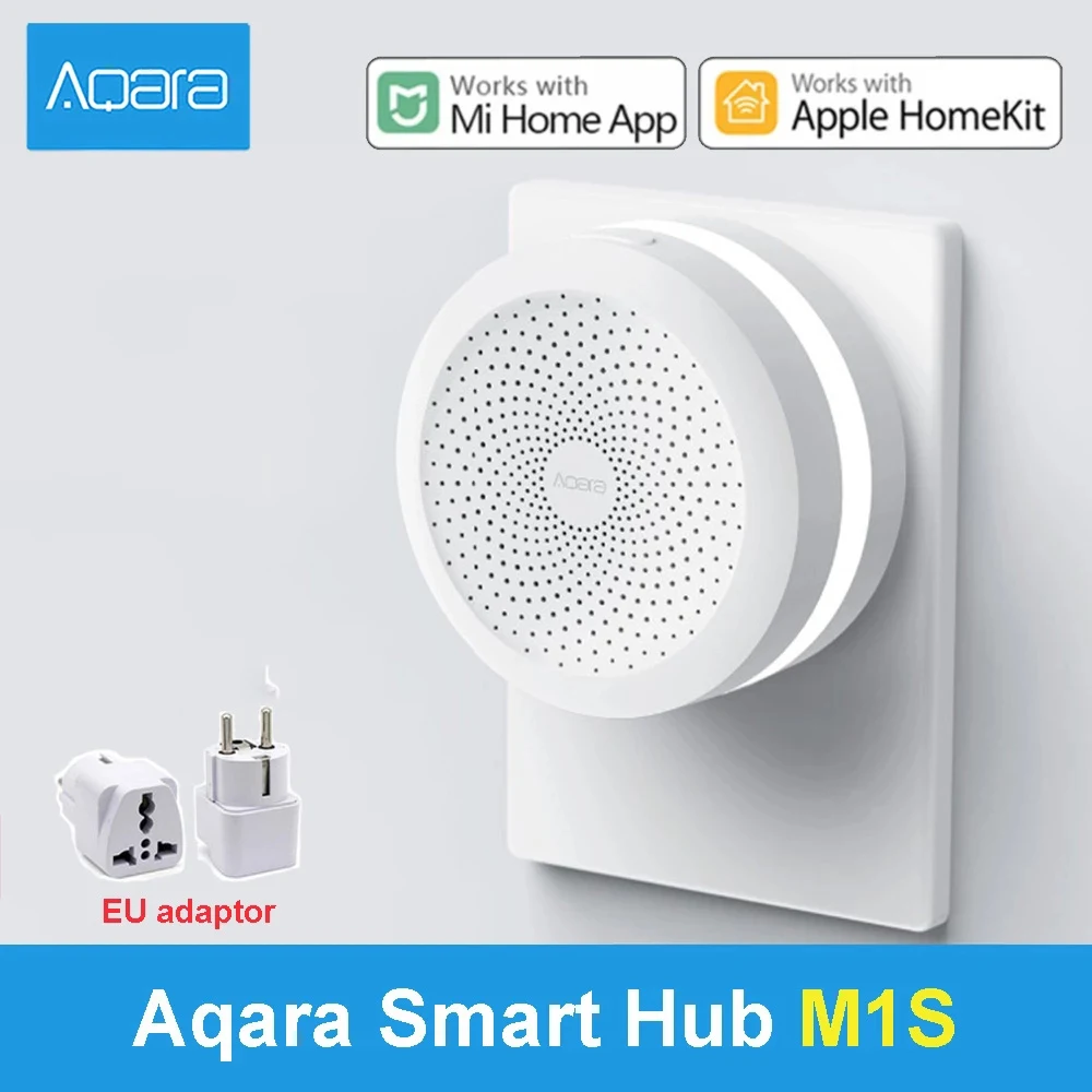 

Блок управления умным домом Aqara M1s Zigbee, хаб с RGB подсветкой, ночник для приложения Mi Home, Apple Homekit, Aqara 3,0
