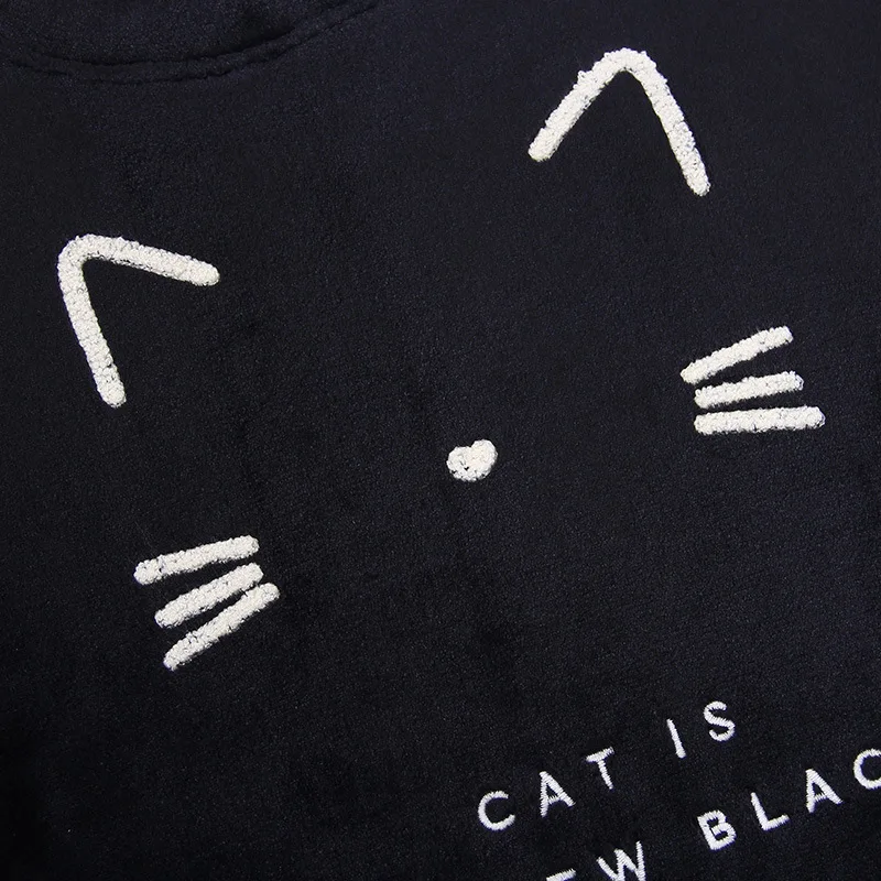 Бархатная Коралловая Пижама женская зимняя свободная Милая пижама с длинными