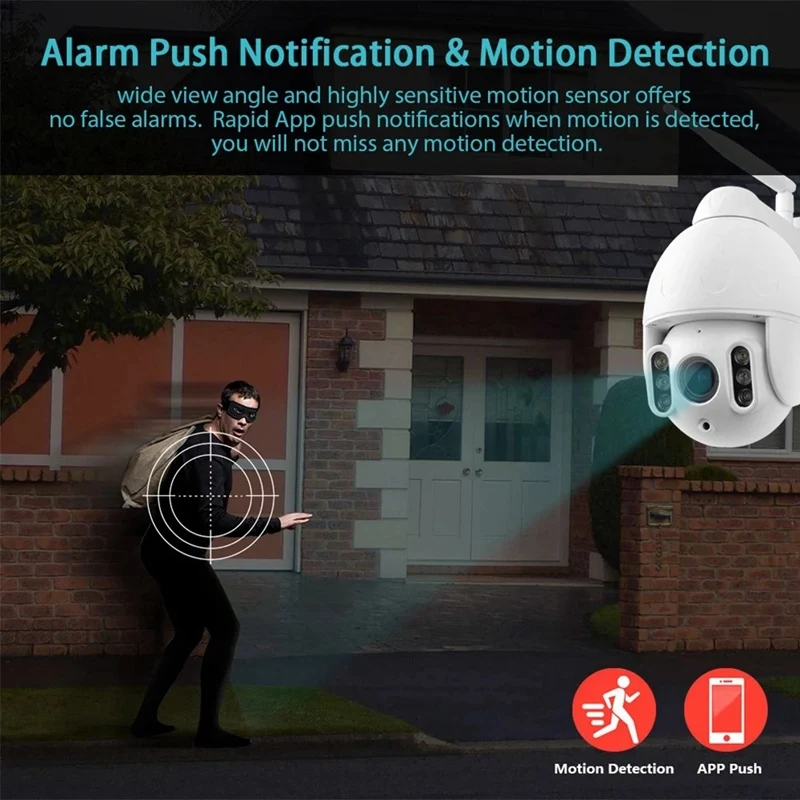MOOL K64A 16X Zoom WiFi 1080P PTZ IP камера для лица автоматическое отслеживание IP66