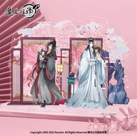 anime acrylic display stand the grandmaster of demonic cultivation wei wuxian lan wangji figures toy display mdzs cosplay props