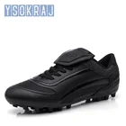 YSOKRAJ длинные шипы футбольные бутсы для тренировок на улице, Футбол ботинки кроссовки сверхлегкий нескользящие спортивные футбольные бутсы для дерна унисекс