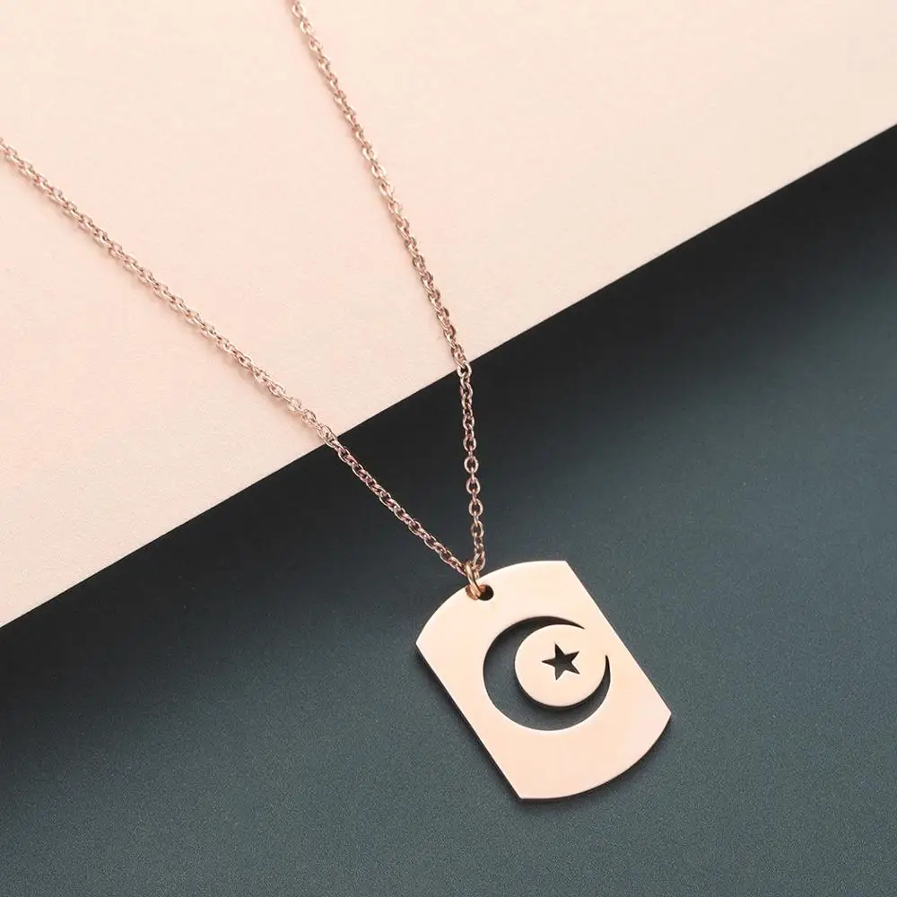 Style 6 Chandler Moon Phase Necklace Galaxy Chocker Necklaces For Women Black Enamel Vintage Rouind Pendant Moon Crecent Charm Chokers - Metal Color: Style 6