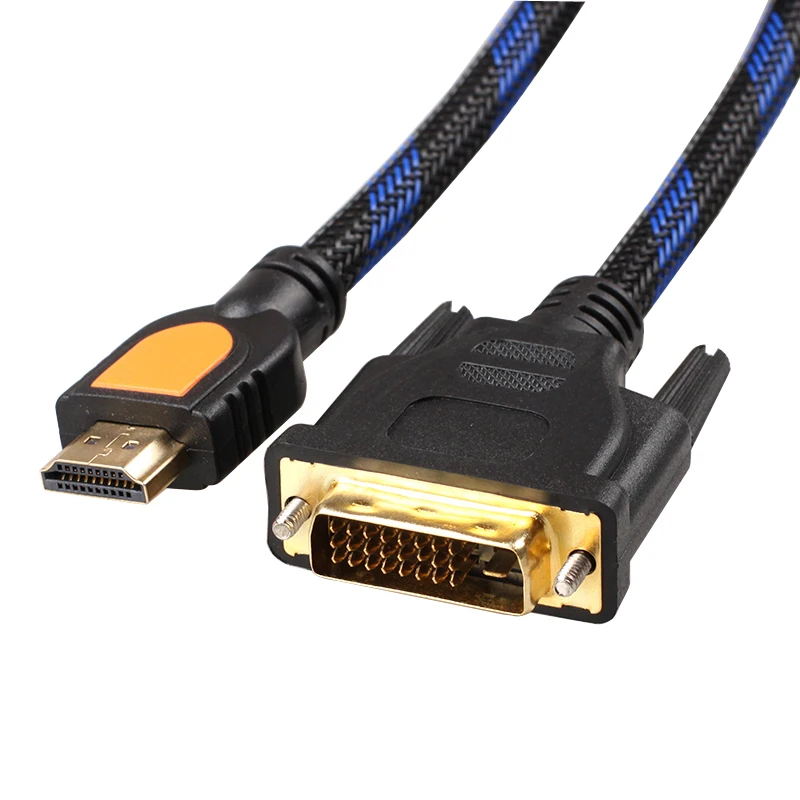 Кабель для компьютерного графического дисплея 3 м с HDMI на DVI HDMI|Кабели VGA| |